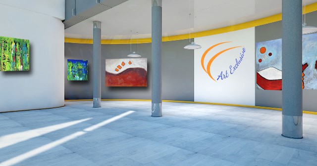 Moderne abstrakte Bilder original